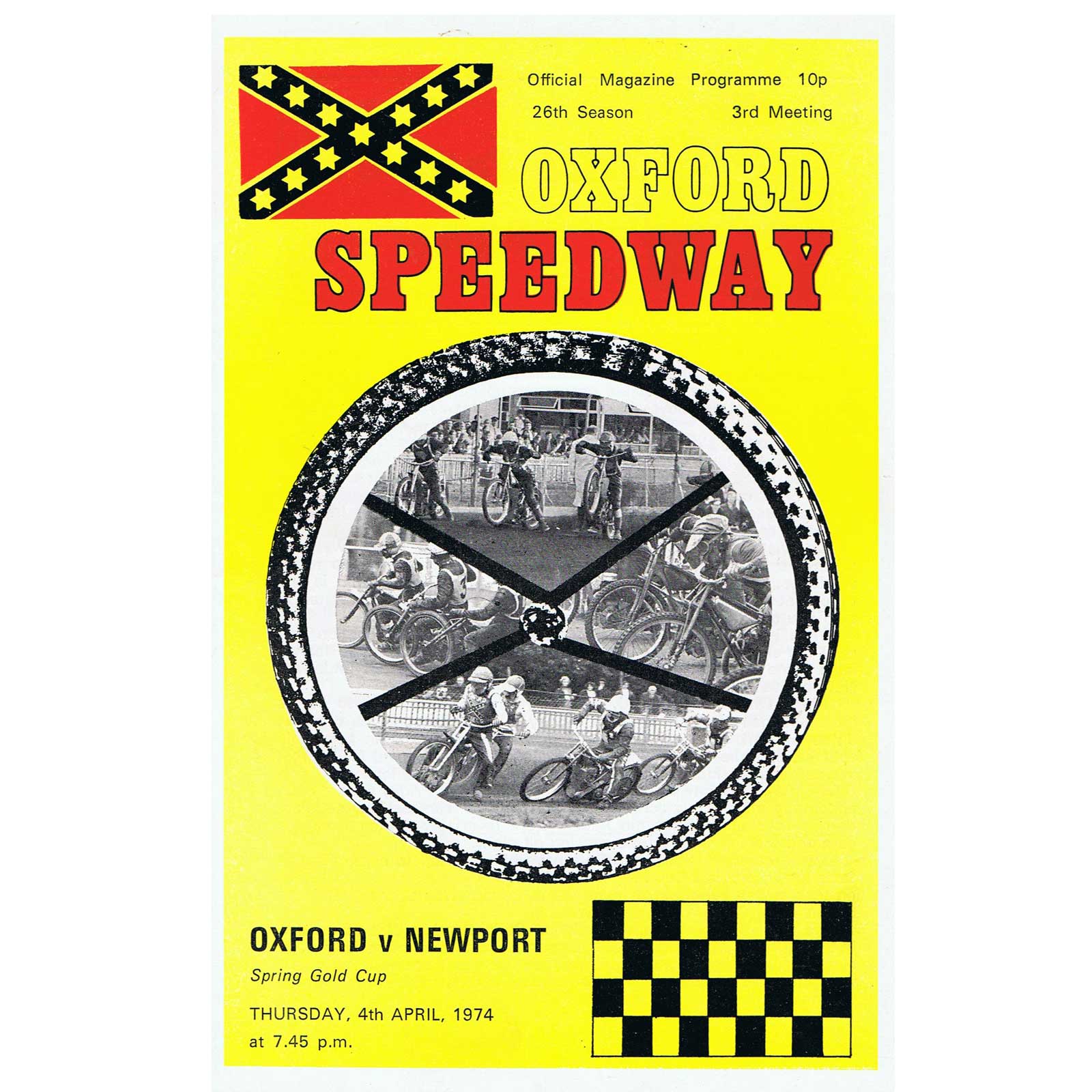 4th April 1974 β Oxford Speedway