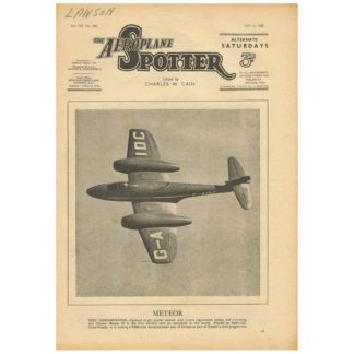 3rd May 1947 β Aeroplane Spotter