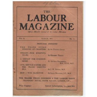 March 1931 – The Labour Magazine