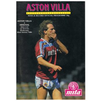 22nd January 1986 – Aston Villa FC