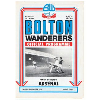 13th October 1979 – Bolton Wanderers FC