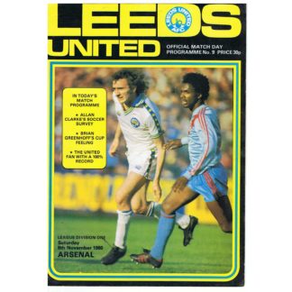 8th November 1980 – Leeds United FC
