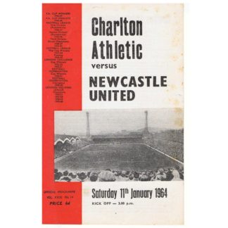 11th January 1964 – Charlton Athletic FC