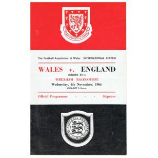4th November 1964 β Wales NFT