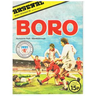 30th September 1978 β Middlesbrough FC
