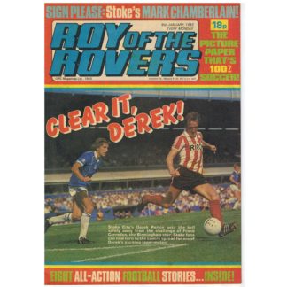8th January 1983 - Roy of the Rovers