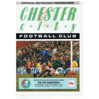 26th October 1991 – Chester City FC