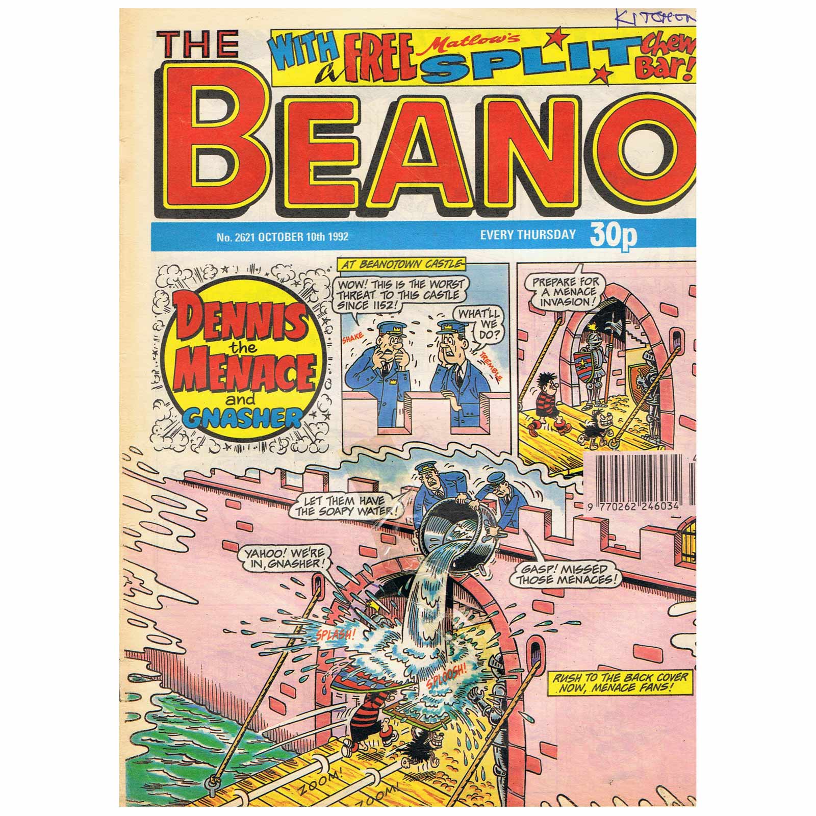 10th to 16th October 1992 β The Beano