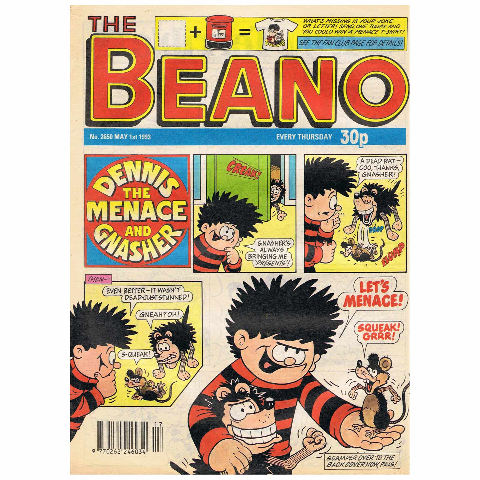 1st May 1993 - BUY NOW - The Beano - issue 2650