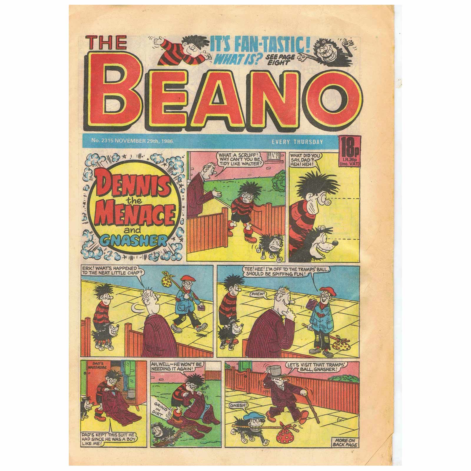 29th November to 5th December 1986 β The Beano