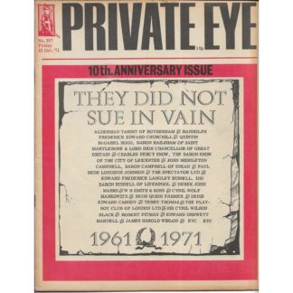22nd October 1971 - Private Eye magazine - issue 257