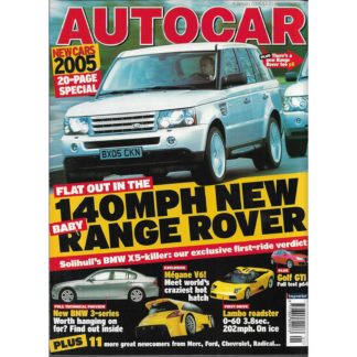 Autocar magazine - 4th January 2005