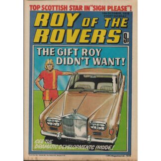 14th October 1978 - Roy Of The Rovers