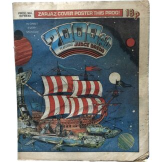 19th February 1983 - BUY NOW - 2000 AD - issue 304 - an original comic.