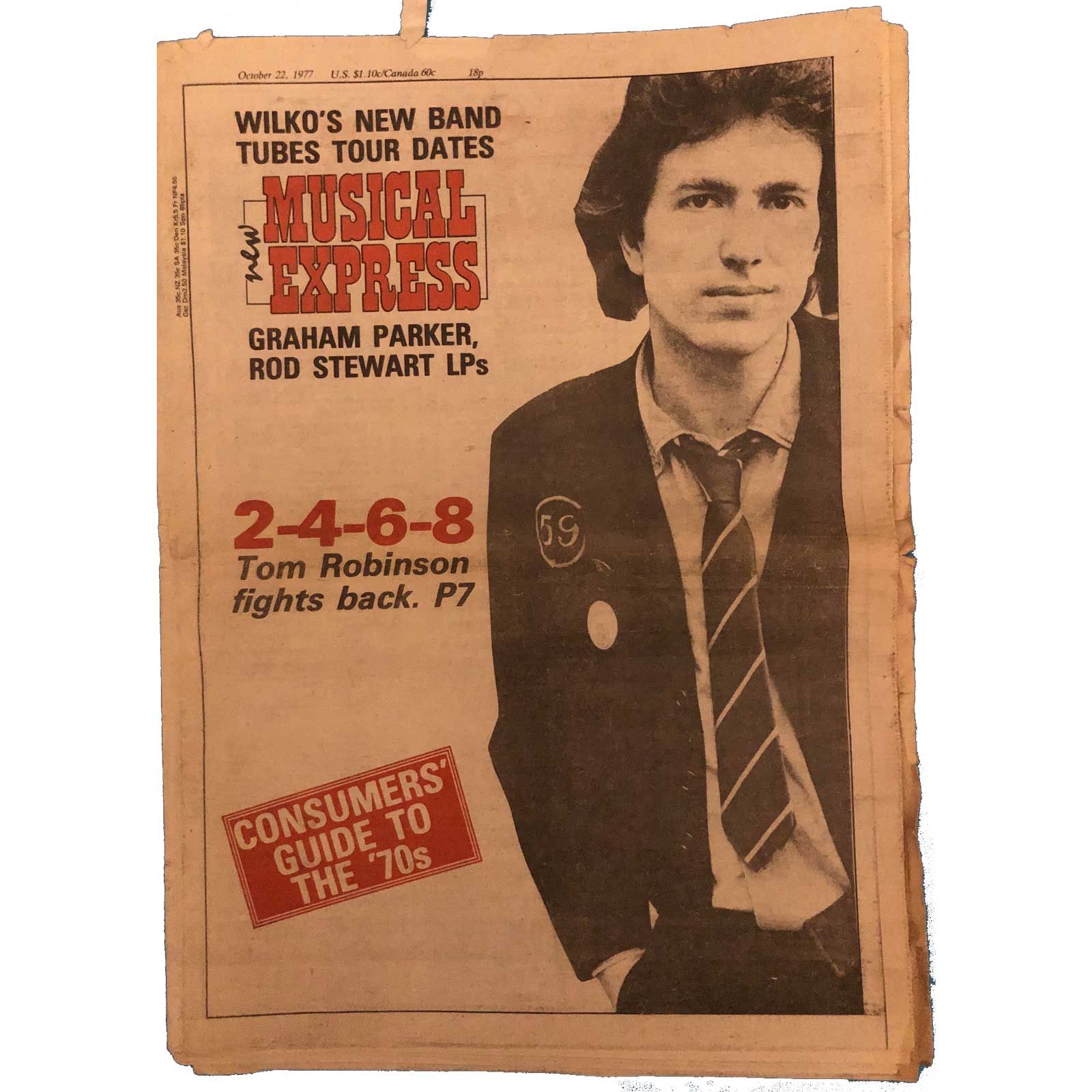 22nd October 1977 - NME - BUY NOW