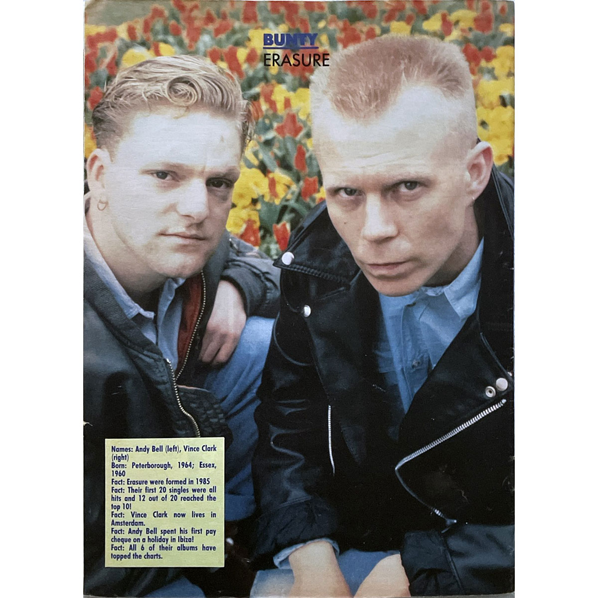8th May 1993 - Bunty - Erasure - BUY NOW!