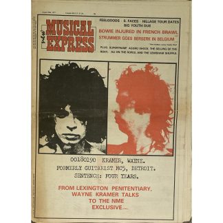 20th August 1977 - NME - BUY NOW