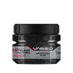 Vasso Styling Hair Gel Mnemonic Gum | The Rock XL 500 ml