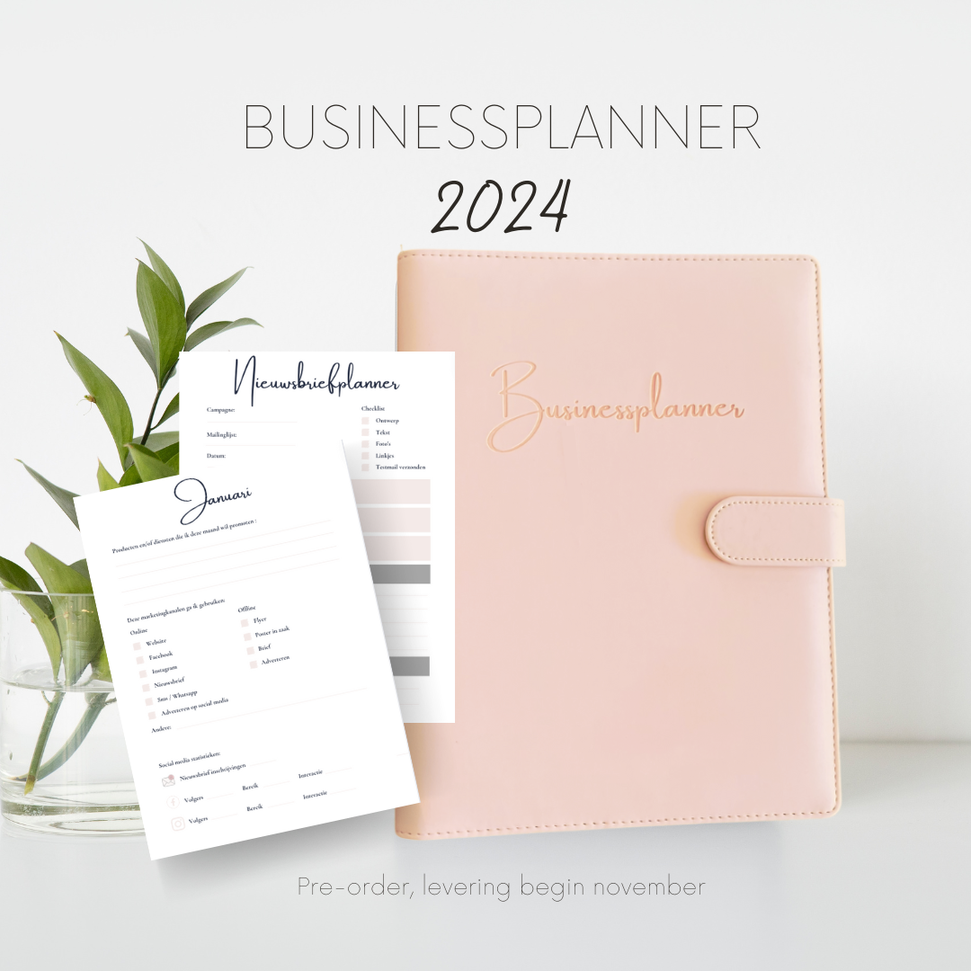 Businessplanner 2024 (Preorder levering eind november) Vicky