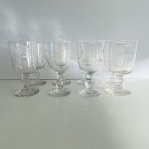 Antikek souvenir glas fra frankrig