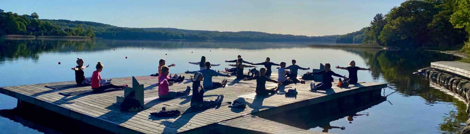Nature Pilates vid sjön
