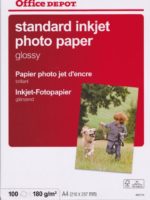 Fotopapper 100 ark A4 till bläckstråleskrivare