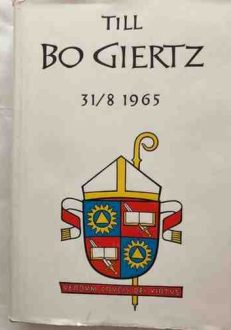 Till Bo Giertz 31/8 1965 - festskrift