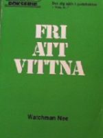 Fri att vittna - W Nee