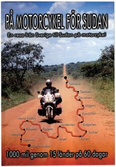 På motorcykel för Sudan