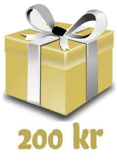 Presentkort 200 kr
