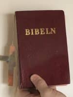 Bibel 1917 vinröd beg