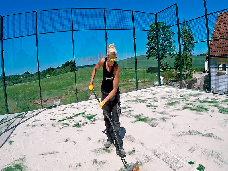 padelbane-KVARTSSAND