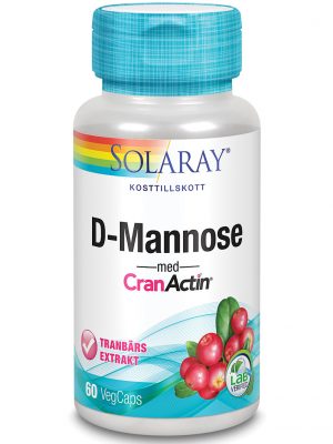 D-mannose med CranActin 60 kapslar