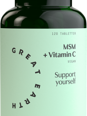 MSM + vitamin C 120 tabletter