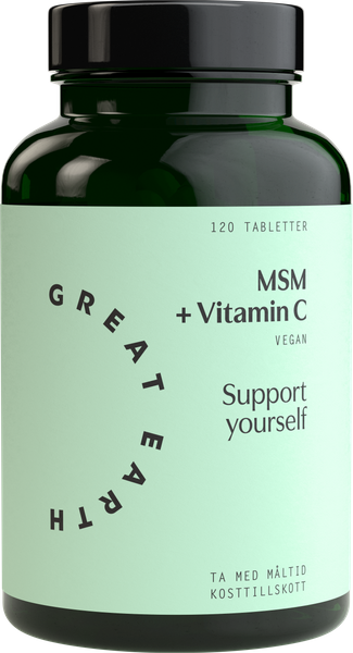 MSM + vitamin C 120 tabletter