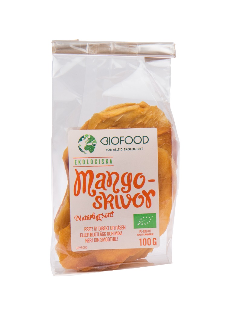Mangoskivor torkade 100g