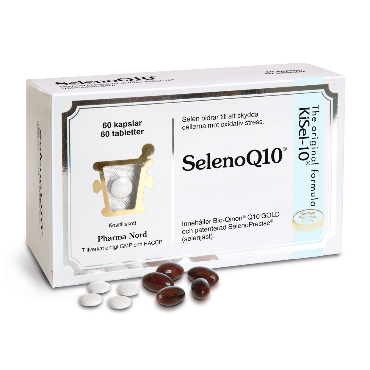 SelenoQ10 60 kapslar + 60 tabletter - AB Visby Hälsokost