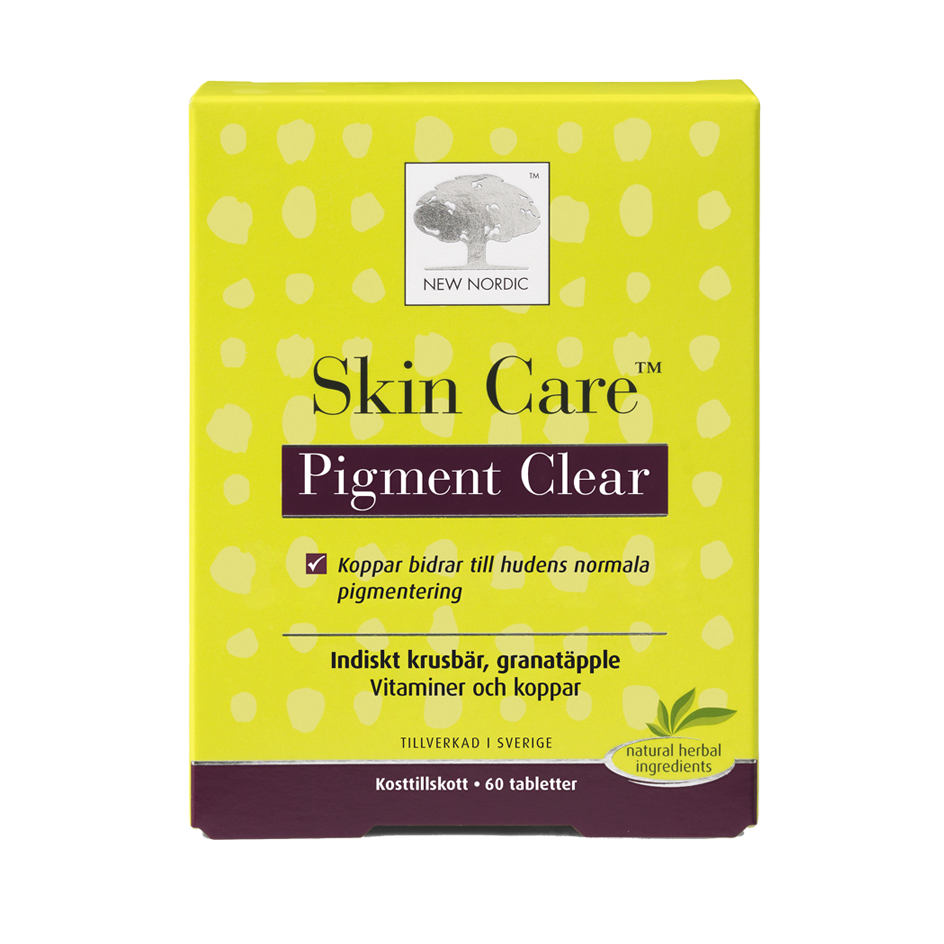 Skin care™ pigment clear 60 tabletter - AB Visby Hälsokost