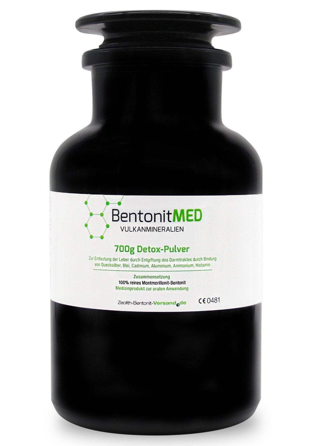 Bentonit MED® 700g violet glas - AB Visby Hälsokost