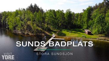 Sunds Badplats, Stora Sundsjön, Ydre