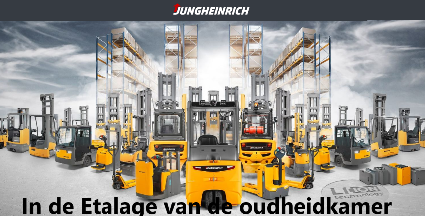 Jungheinrich in de etalage.