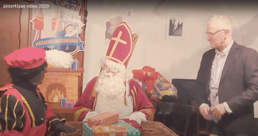 Sinterklaas in Visvliet.