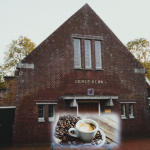 Kerdienst, koffie drinken voor de dienst, gereformeerde kerk Visvliet