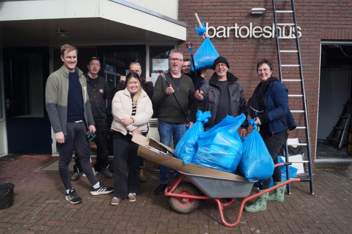 Drukke dag bij NL Doet in Visvliet