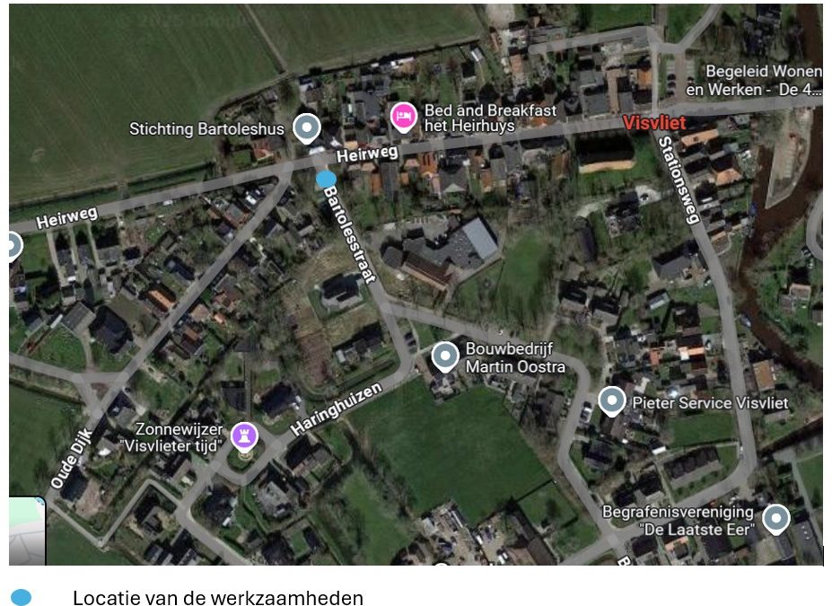 Werkzaamheden kruispunt Bartolesstraat – Heirweg