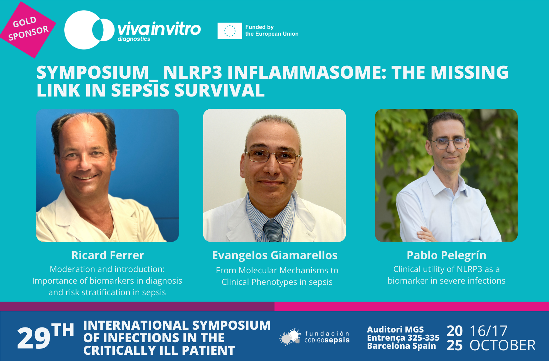 Viva in Vitro en ISICIP symposium NLRP3