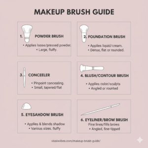 makeup brush guide