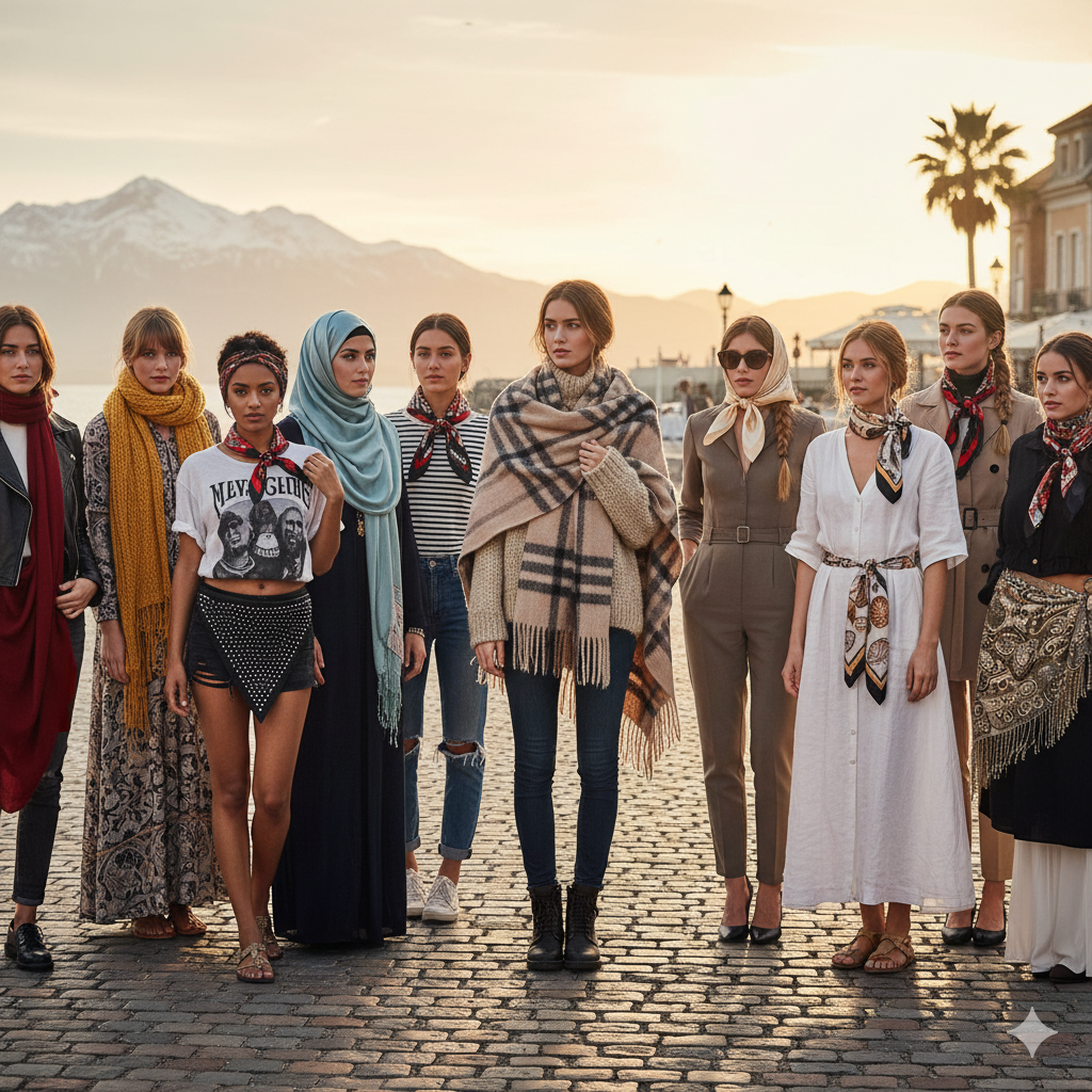 15 Cute and Creative Ways to Wear a Scarf 1 scarves