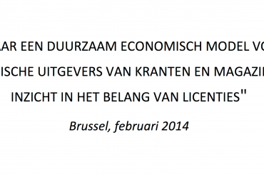 Studie: duurzaam economisch model voor Belgische printuitgevers