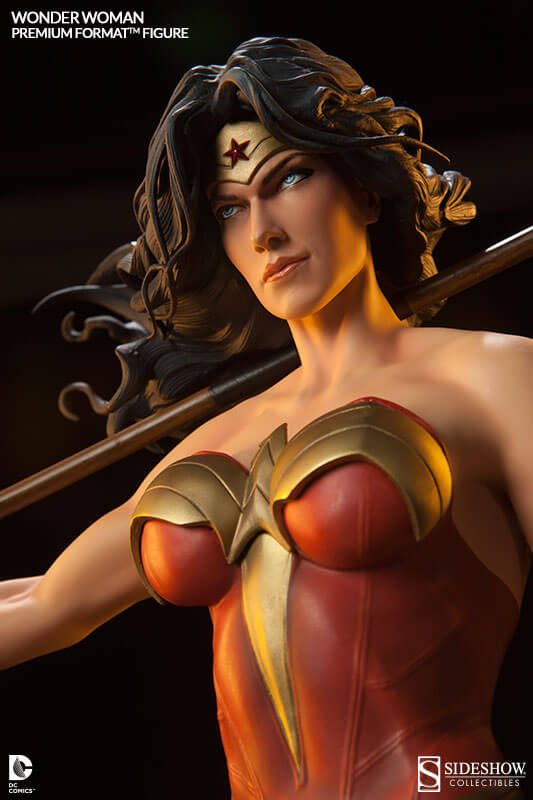 Wonder Woman detail gezicht
